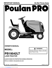 Poulan Pro 96042002400 Owner's Manual