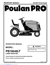 Poulan Pro 96042003505 Operator's Manual