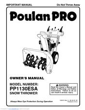 Poulan Pro 183615 Owner's Manual