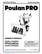 Poulan Pro 183618 Owner's Manual