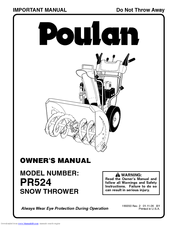 Poulan Pro 199350 Owner's Manual