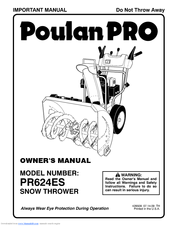 Poulan Pro Poulan Pro PR624ES Owner's Manual