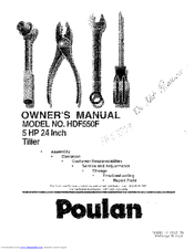 Poulan Pro 163659 Owner's Manual