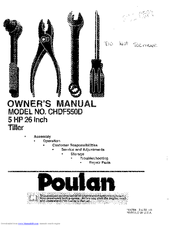 Poulan Pro CHDF550D Owner's Manual