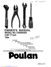 Poulan Pro 168499 Owner's Manual