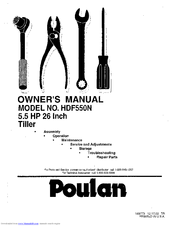 Poulan Pro HDF550N Owner's Manual
