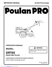 Poulan Pro DRT65 Operator's Manual