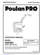Poulan Pro 410235 Operator's Manual