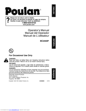 Poulan Pro BC2400P Operator's Manual