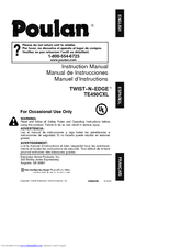 Poulan Pro Twist-N-Edge 530086936 Instruction Manual