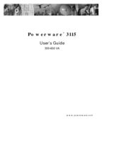Powerware 3115 User Manual