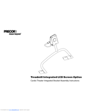 Precor Cycles Integrated LCD Screen Option none Assembly Instructions Manual