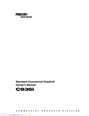 Precor C936i Owner's Manual