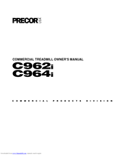 Precor C962i Owner's Manual