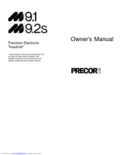 Precor M 9.2s Owner's Manual