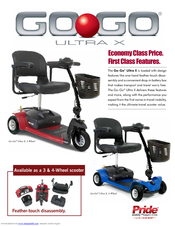 Pride Mobility Go-Go Ultra X SC44X Specifications