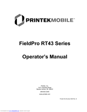Printekmobile FieldPro RT43 Series Operator's Manual