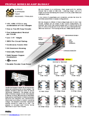 RSA Lighting PROFILE AR60TERS Specifications