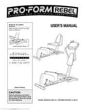 ProForm Rebel 831.285870 User Manual