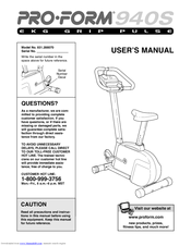 ProForm 940S User Manual