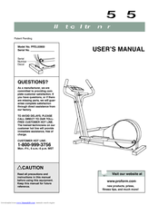 ProForm 545e User Manual