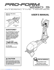 ProForm PFEL1303.3 User Manual