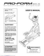 Pro-Form PFEL7806.1 User Manual