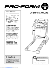 ProForm 445i User Manual