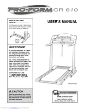 ProForm CR 610 User Manual