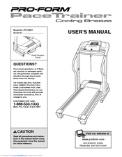 ProForm PACE TRAINER Cooling Breeze User Manual
