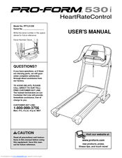 ProForm 530i Treadmill User Manual
