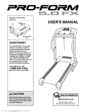 ProForm 5.0fx Treadmill User Manual