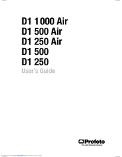 Profoto D1 D1 1000 Air User Manual