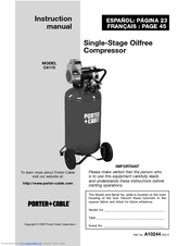 Porter-Cable C6110 Instruction Manual