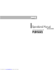 Pyle PLD155EL Operation Manual