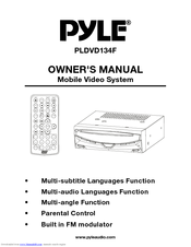 Pyle PLDVD134F Owner's Manual