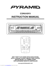 Pyramid CDR81DFX Instruction Manual