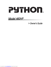 Python 460HP Owner's Manual