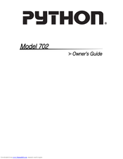 Python 702 Owner's Manual