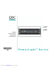QSC PowerLight PL-9.0PFC User Manual