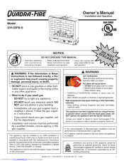 Quadra-Fire QVI-35FB-S Owner's Manual