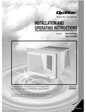 Quasar HQ-2101RH Install And Operation Instructions