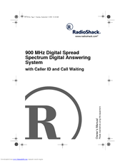 Radio Shack 900 MHz Owner's Manual