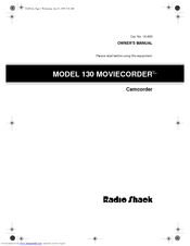 Radio Shack 16-830 Owner's Manual