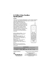 Radio Shack 43-3701 Owner's Manual