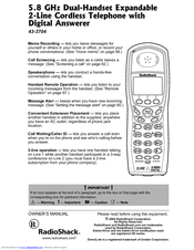 Radio Shack 43-3704 Owner's Manual