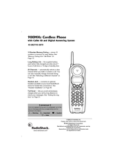 Radio Shack 43-3827 Owner's Manual