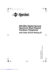 Radio Shack Sprint 43-5520 Owner's Manual