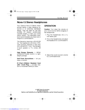 Radio Shack 33-1113 User Manual