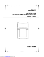 Radio Shack CENTRAL 2000 49-351 Owner's Manual